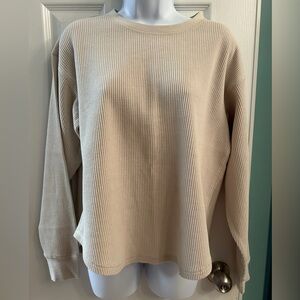 NWT North River Henley thermal shirt